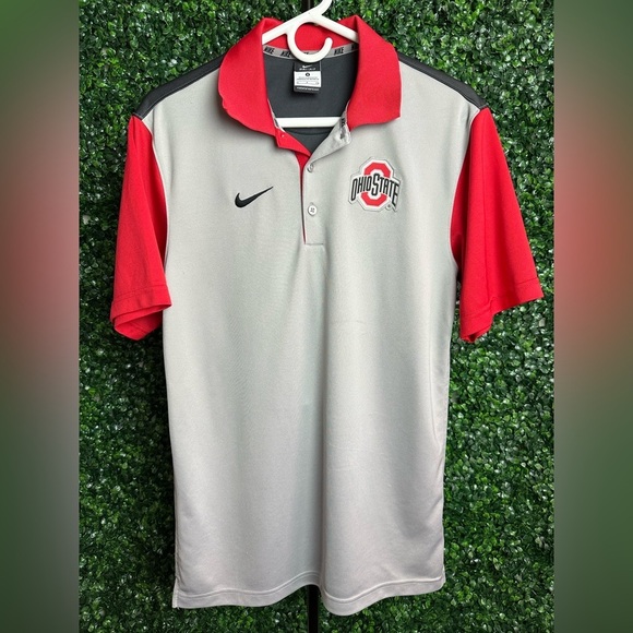 Nike Other - Nike Dri-Fit Ohio State Buckeyes Logo Polo Sz Lg
